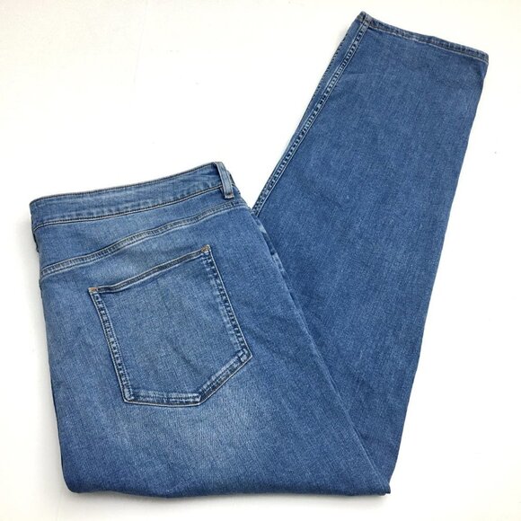 ASOS Women's Jeans Curvy Fit Straight Leg Light Wash Stretch size 18 length 29" - Picture 11 of 11